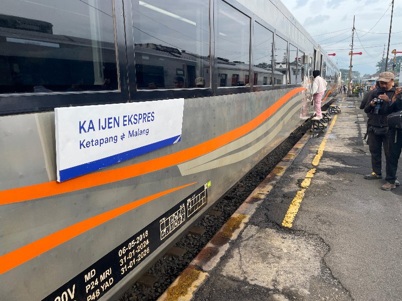 Kereta Api Ijen Ekspres Resmi Beroperasi, Hadirkan Alternatif Baru Malang - Banyuwangi