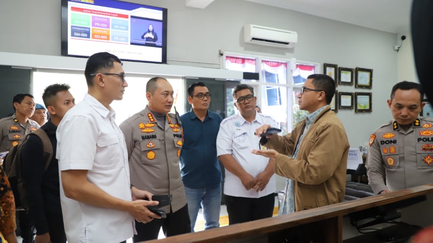 Tim RBP Mabes Polri Tinjau Inovasi Layanan Publik Polresta Malang Kota
