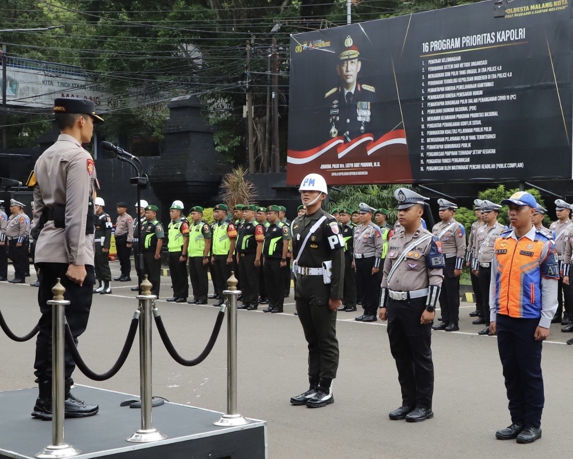 Operasi Zebra Semeru 2025 Dimulai, Polresta Malang Kota Fokus pada Keselamatan Warga