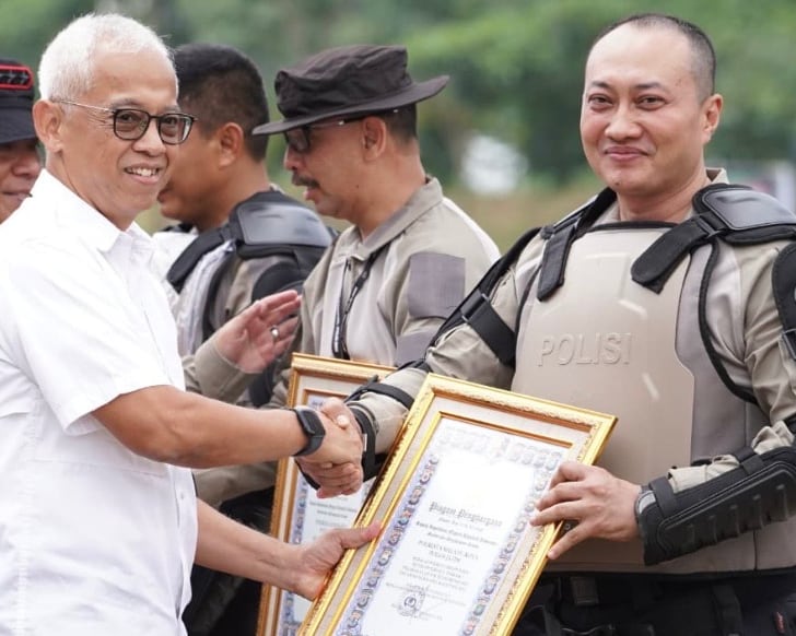 Polresta Malang Kota Raih Penghargaan Nasional pada Apel Kasatwil 2025