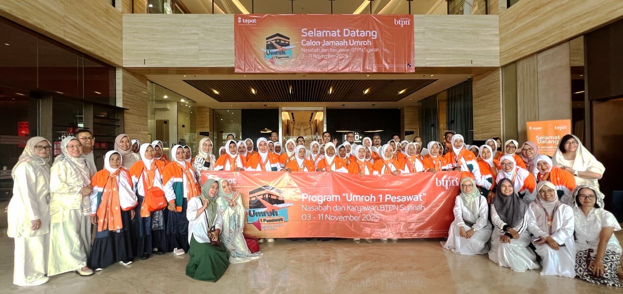 BTPN Syariah Berangkatkan 382 Nasabah dan Karyawan ke Tanah Suci