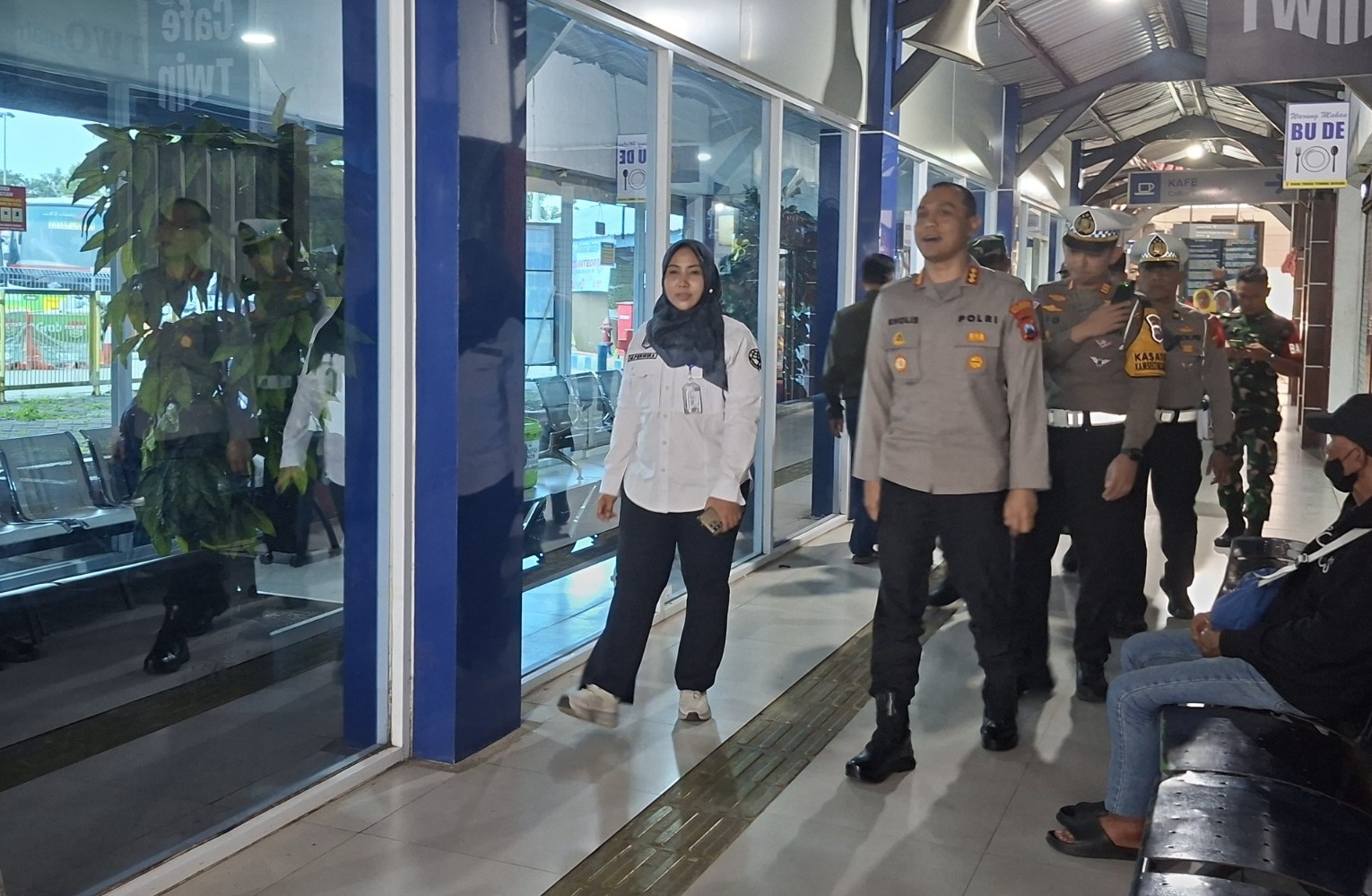 Kapolresta Malang Kota Cek Kesiapan Terminal Arjosari Jelang Libur Nyepi-Lebaran