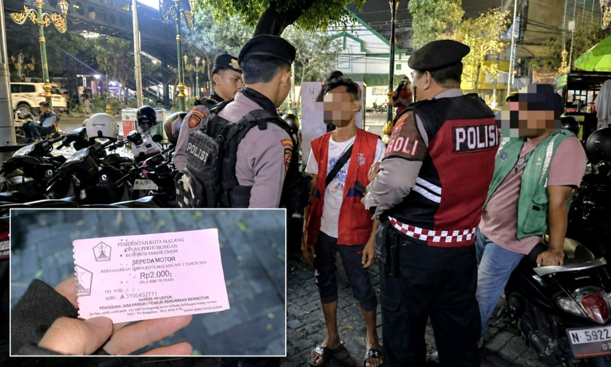 Tarif Parkir Tak Sesuai, Jukir Kayutangan Diamankan Polisi